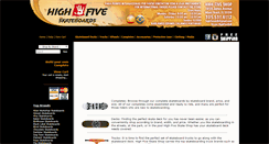 Desktop Screenshot of highfivesk8.com